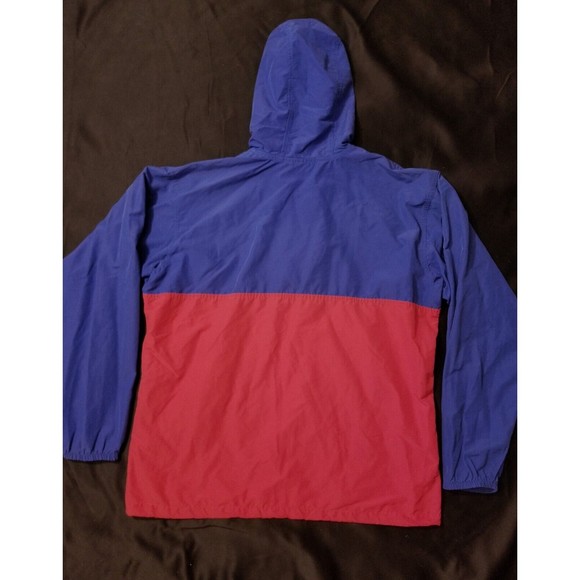 VTG 90s Patagonia Hoody Pullover Sailing 1/4 Snap Marsupial Jacket Men's Large - Picture 8 of 11